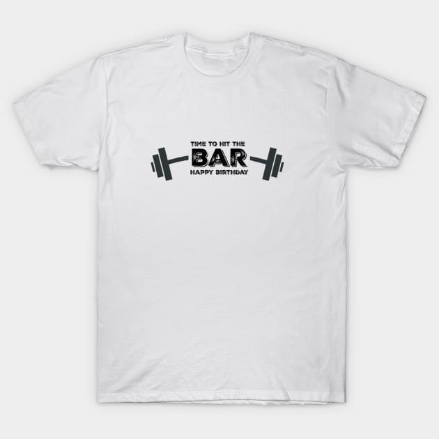 Workout Buddy Birthday Card T-Shirt by crazycanonmom